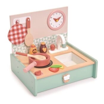 Tender Leaf Toys - Drewniana kuchnia przenośna, Mini Chef