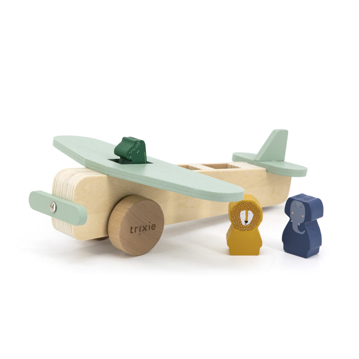 Trixie Baby Zwierzęta Drewniany Samolot