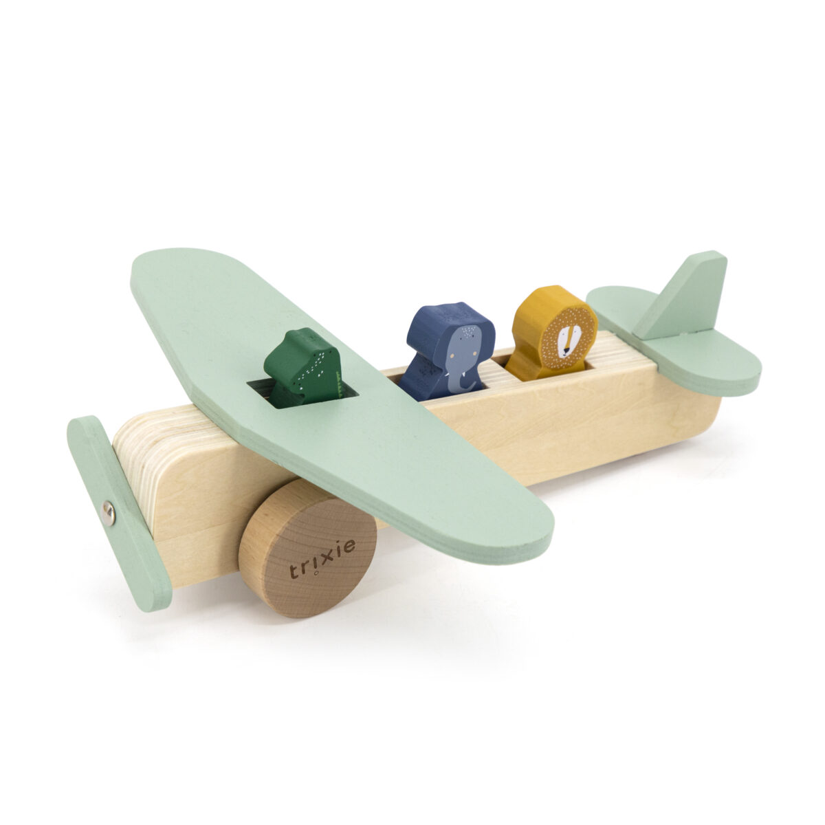 Trixie Baby Zwierzęta Drewniany Samolot