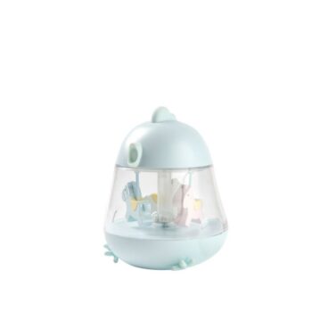 Rabbit&Friends - Kurczaczek Lampka z Pozytywką Niebieska