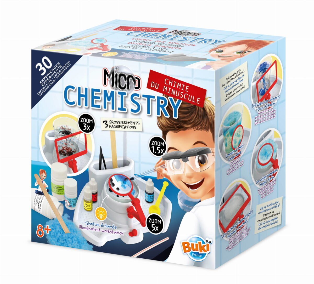 Djeco Chemia Pod Mikroskopem - 30 Eksperymentów 8367 Dla Dzieci