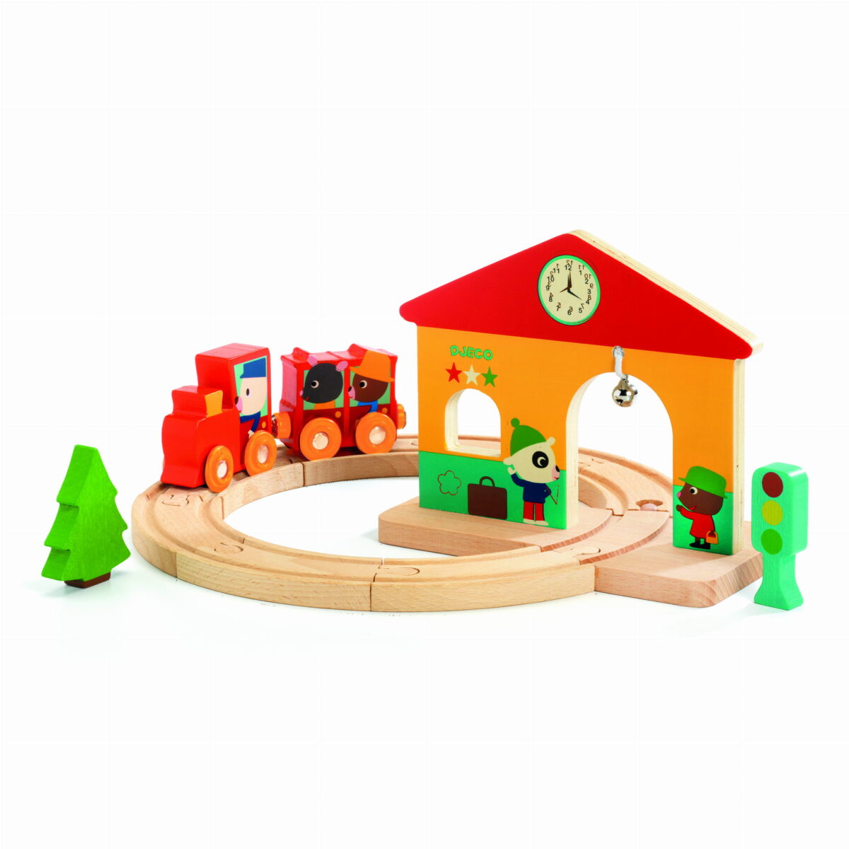Djeco Drewniana Zabawka Mini Stacja Dj06389 Sklep Internetowy