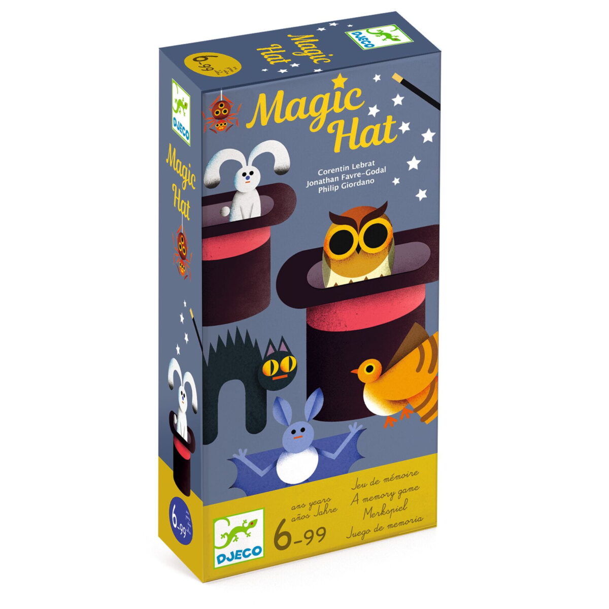 Djeco Gra Pamięciowa Magic Hat Dj08536 Dla Dzieci