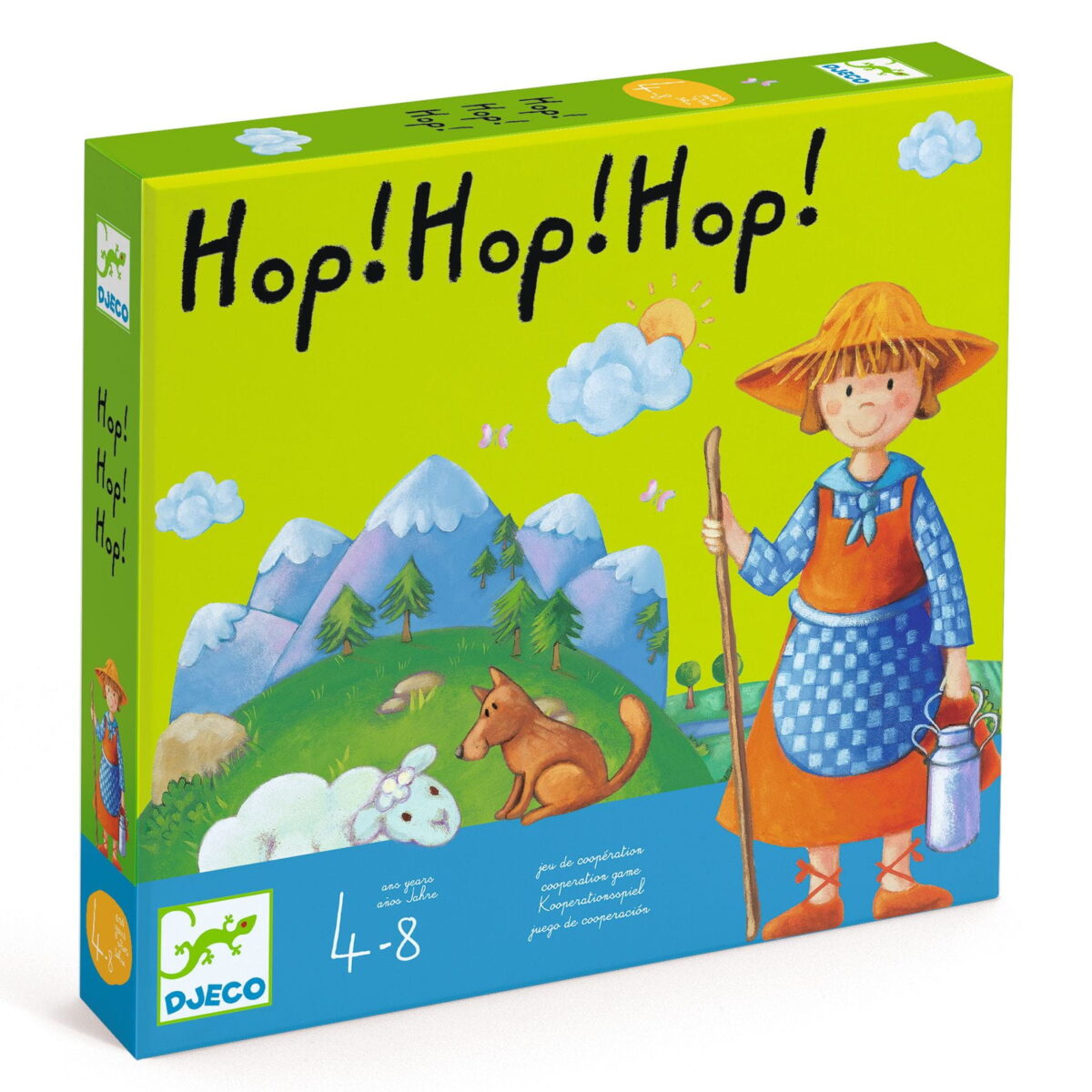 Djeco Gra Planszowa Hop ! Hop ! Hop ! Dj08408 Dla Dzieci