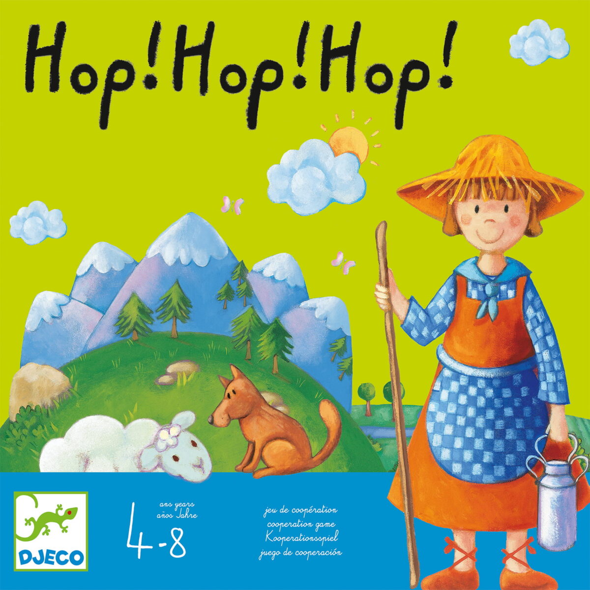 Djeco Gra Planszowa Hop ! Hop ! Hop ! Dj08408
