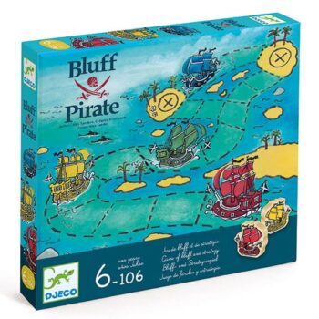 Djeco Gra "zabawa i blef" Bluff Pirate DJ08417 dla dzieci