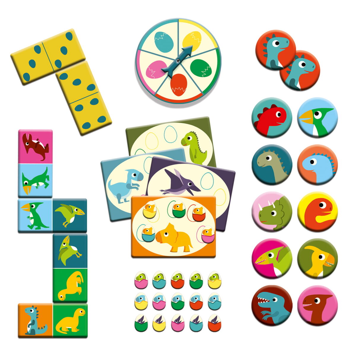 Djeco Gry Edukacyjne Bingo Memo Domino Dinozaury Dj08132 Sklep Internetowy