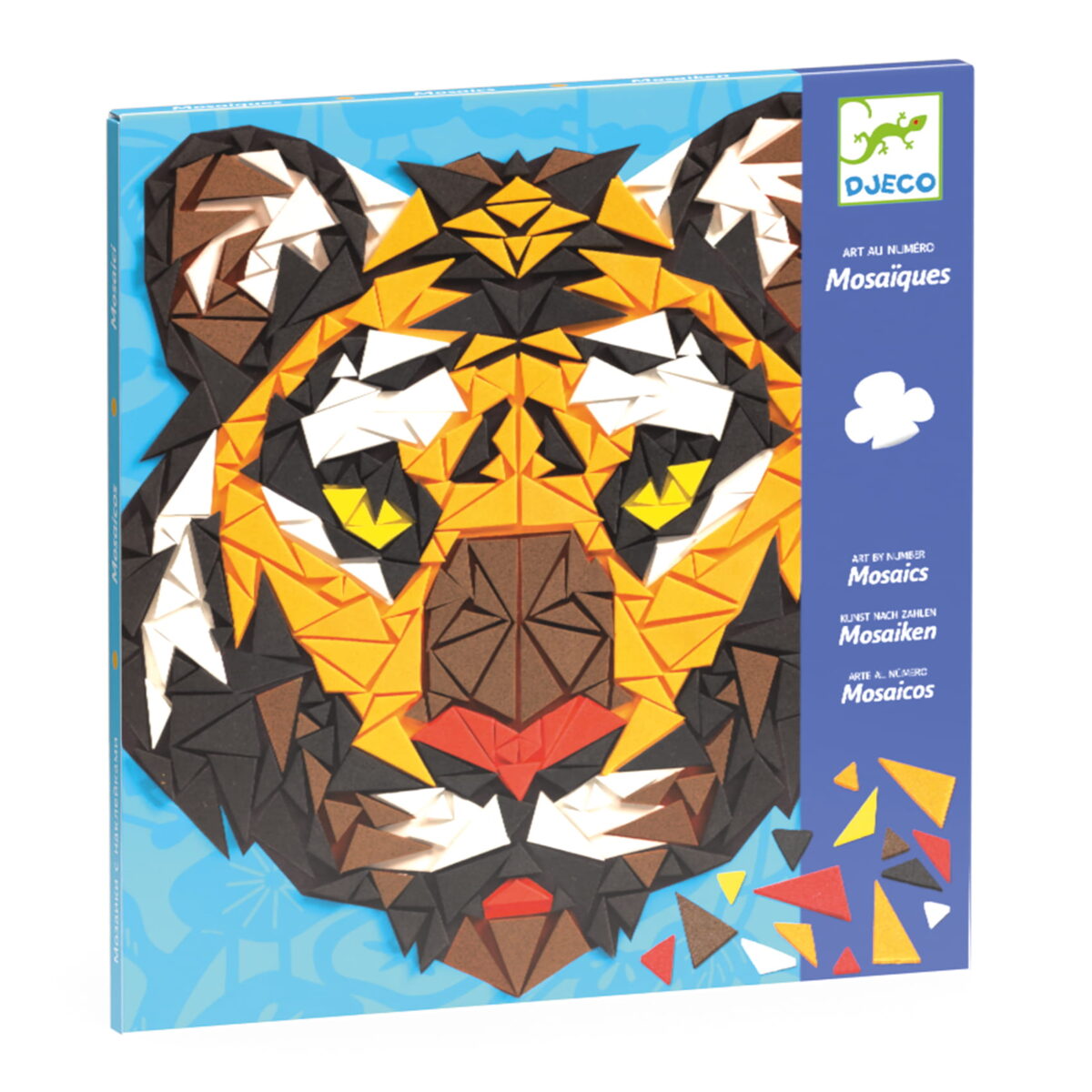 Djeco Mozaiki Piankowe Tygrys I Goryl Dj08887 Dla Dzieci