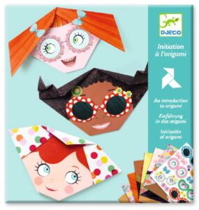 Djeco Origami z naklejkami "WESOŁE TWARZE" DJ08757 dla dzieci