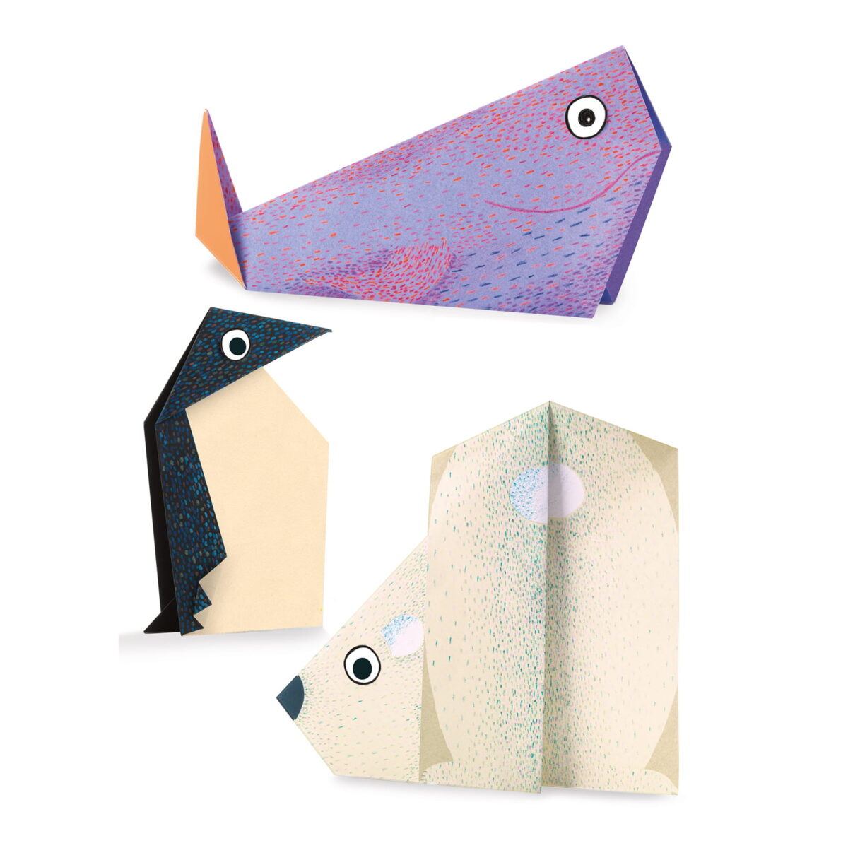 Djeco Origami - Zwierzęta Polarne Dj08777