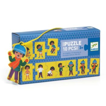 Djeco Puzzle 10 elementowe UBIERAM SIĘ DJ08188 dla dzieci