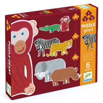 Djeco Puzzle kart.gigant Henri i przyjaciele DJ07147 dla dzieci