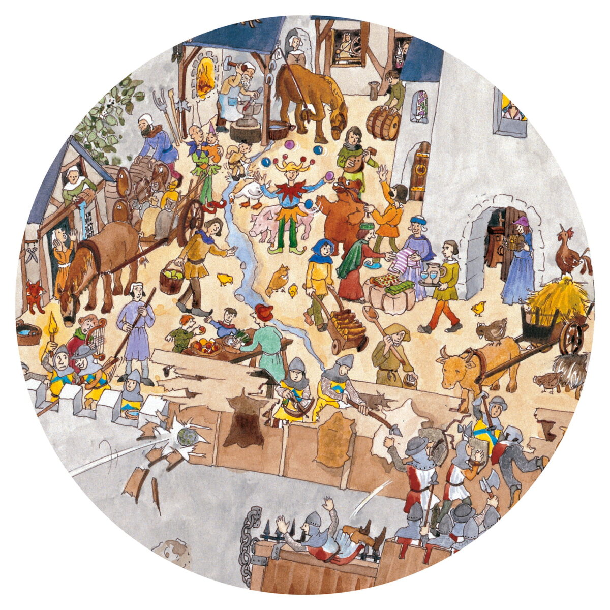 Djeco Puzzle - Obserwacja Oblężony Zamek Dj07503