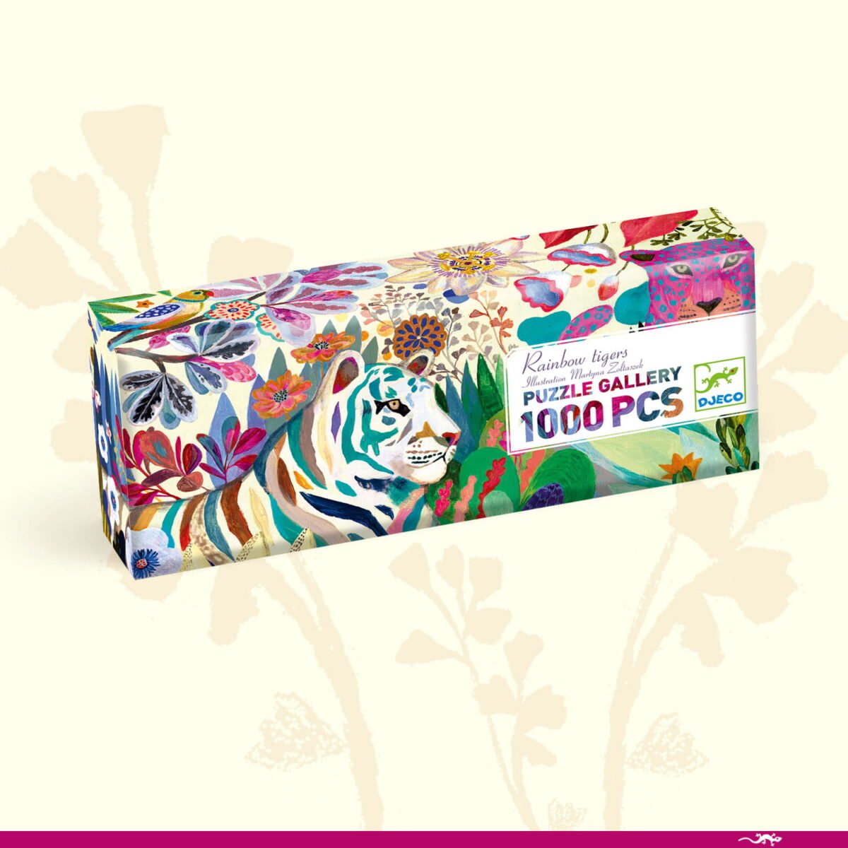 Djeco Puzzle Tektur. Rainbow Tigers 1000 Elem.dj07647
