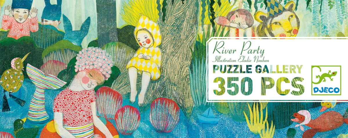 Djeco Puzzle Tekturowe Gallery Rzeka 350 Elem.dj07618 Dla Dzieci