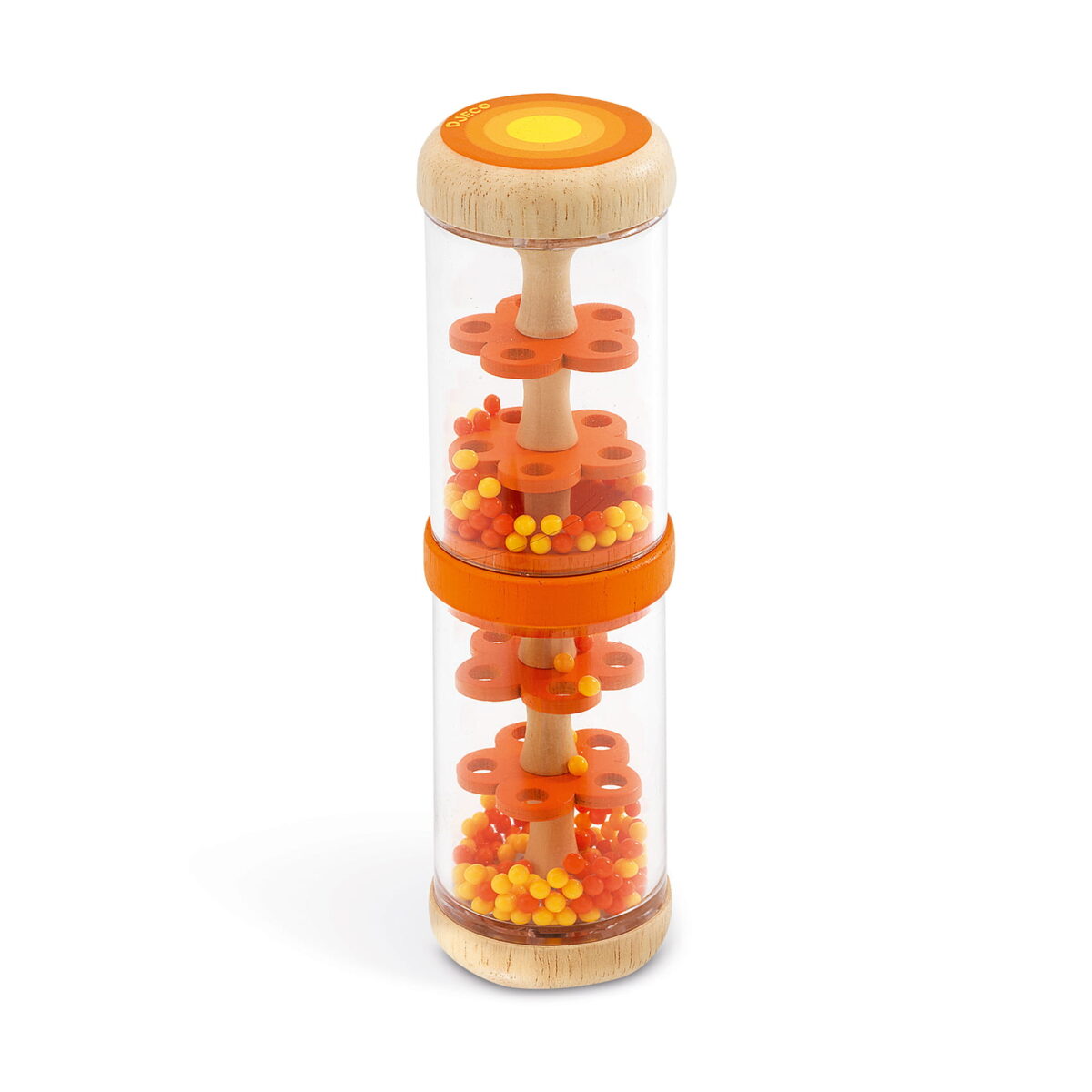 Djeco Shaker Pomarańczowy Z Kulkami Dj06380 Dla Dzieci