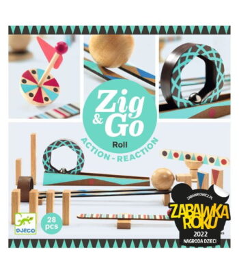 Djeco Zestaw Zig & Go-28 elementów DJ05640 dla dzieci