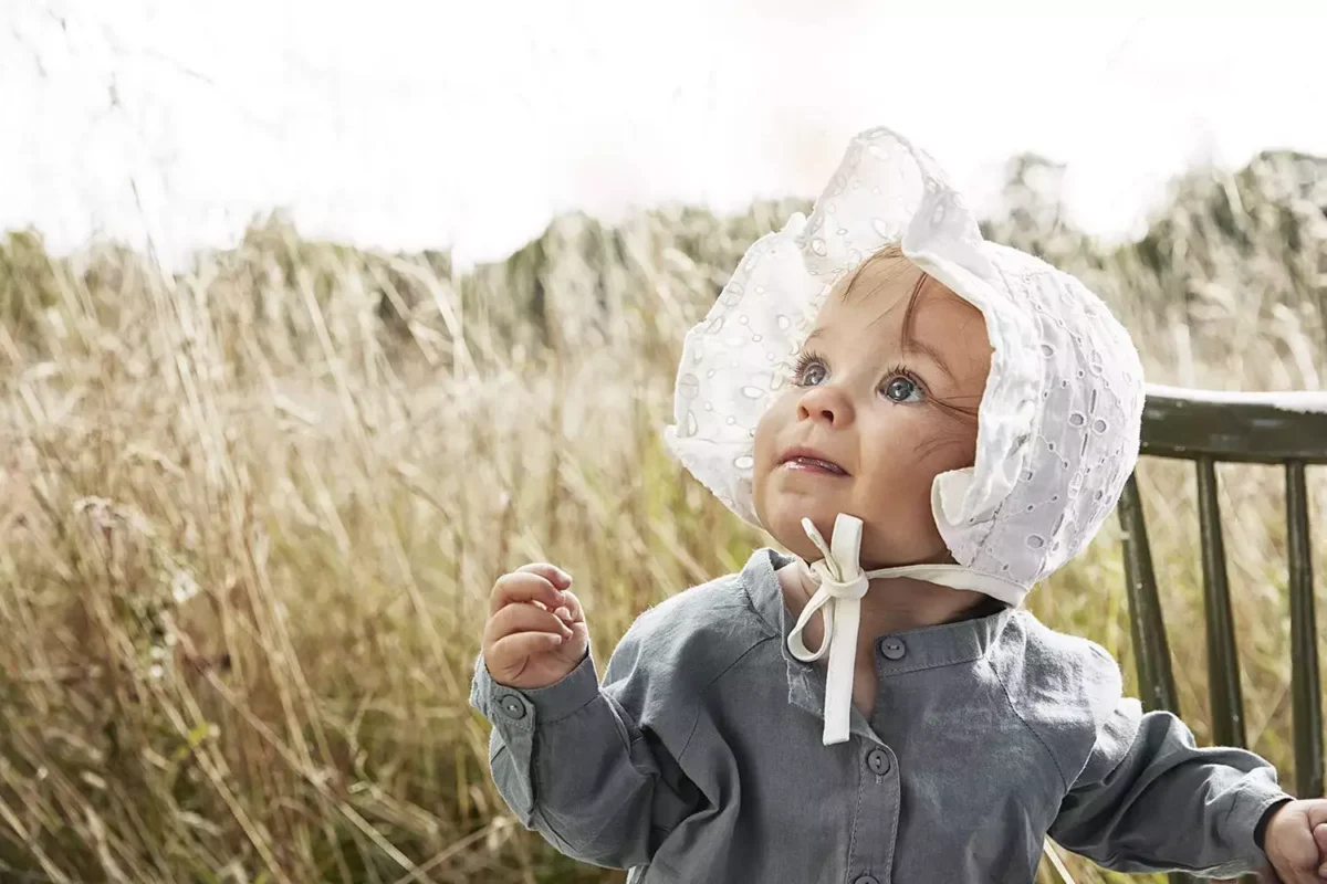 Elodie Details - Baby Bonnet - Embroidery Anglaise 0-3 Months - Ubrania I Akcesoria &Gt; Ubrania &Gt; Ubrania Dla Dzieci I Niemowląt &Gt; Ubrania Wierzchnie Dla Dzieci I Niemowląt