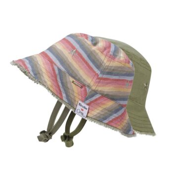 Elodie Details - Bucket Hat - Rainbow Trails - 6-12 months - Ubrania i akcesoria > Ubrania > Ubrania dla dzieci i niemowląt > Ubrania wierzchnie dla dzieci i niemowląt
