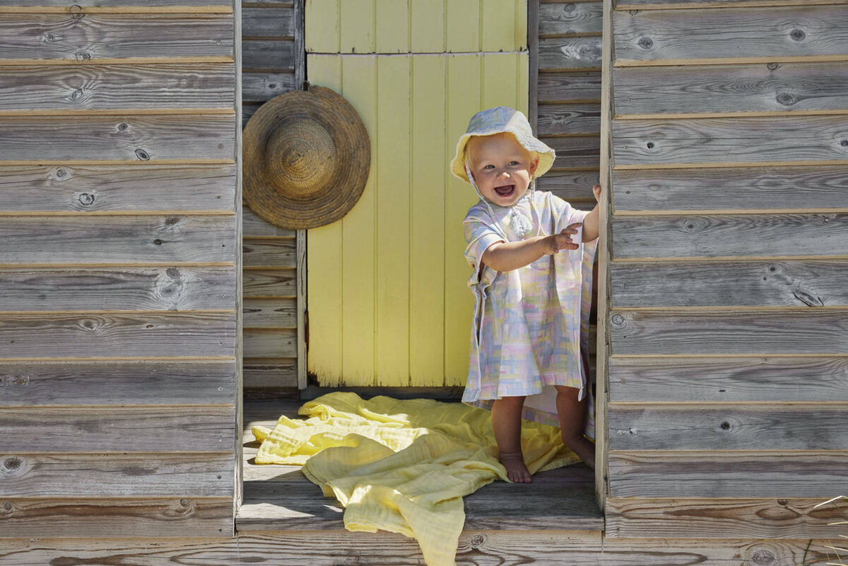 Elodie Details - Crincled Blanket - Sunny Day Yellow - Dom I Ogród &Gt; Bielizna Stołowa I Pościelowa &Gt; Artykuły Pościelowe &Gt; Koce