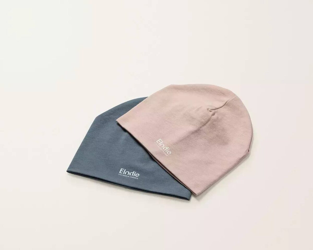 Elodie Details - Logo Beanie -Powder Pink 1-2 Years - Ubrania I Akcesoria &Gt; Ubrania &Gt; Ubrania Dla Dzieci I Niemowląt