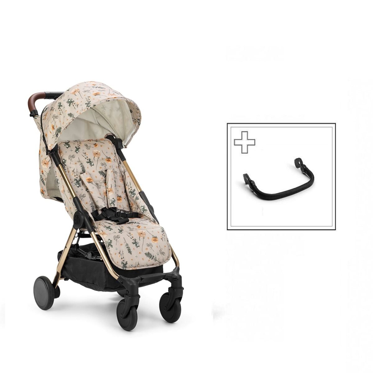 Elodie Details - Stroller Mondo - Meadow Blossom 2023 + Bumper Bar Set - Dzieci I Niemowlęta &Gt; Transport Niemowląt &Gt; Wózki Dla Niemowląt