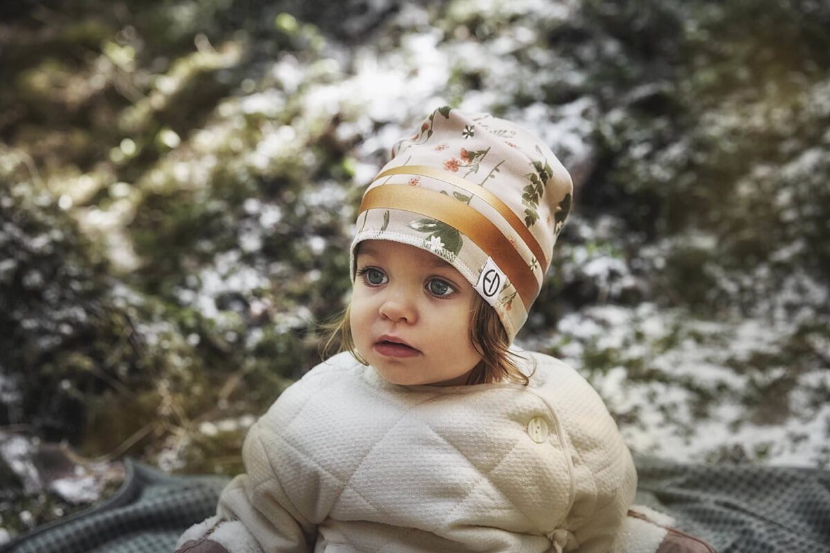 Elodie Details - Winter Beanie - Meadow Blossom 0-6 Months - Ubrania I Akcesoria &Gt; Ubrania &Gt; Ubrania Dla Dzieci I Niemowląt