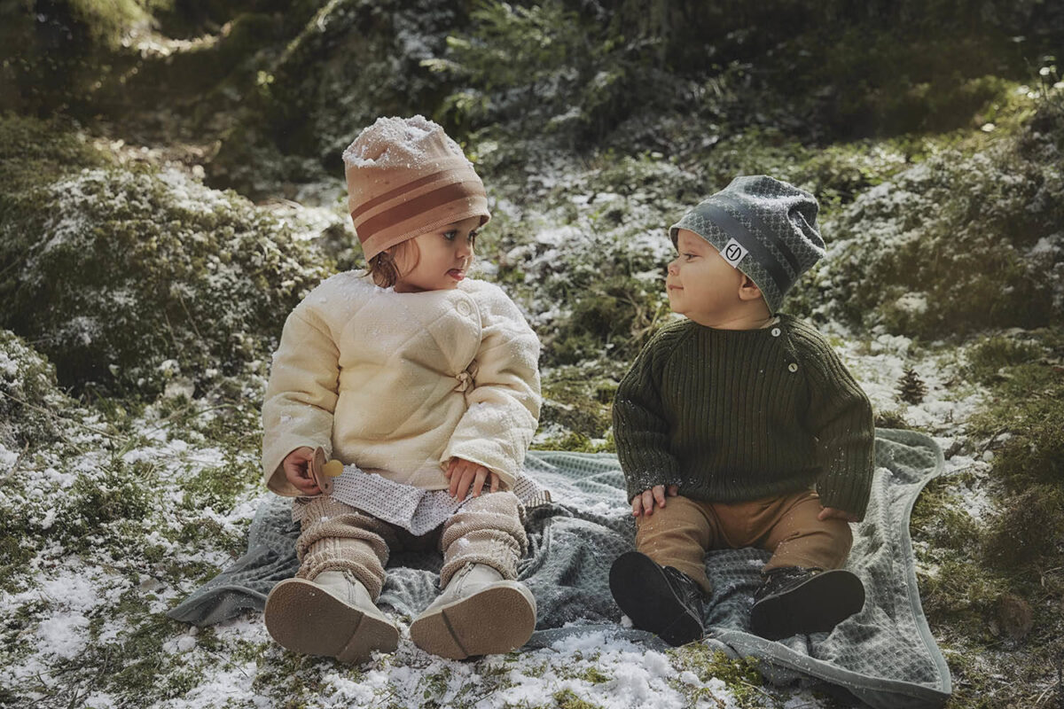 Elodie Details - Winter Beanie - Turquoise Nouveau 6-12 Months - Ubrania I Akcesoria &Gt; Ubrania &Gt; Ubrania Dla Dzieci I Niemowląt