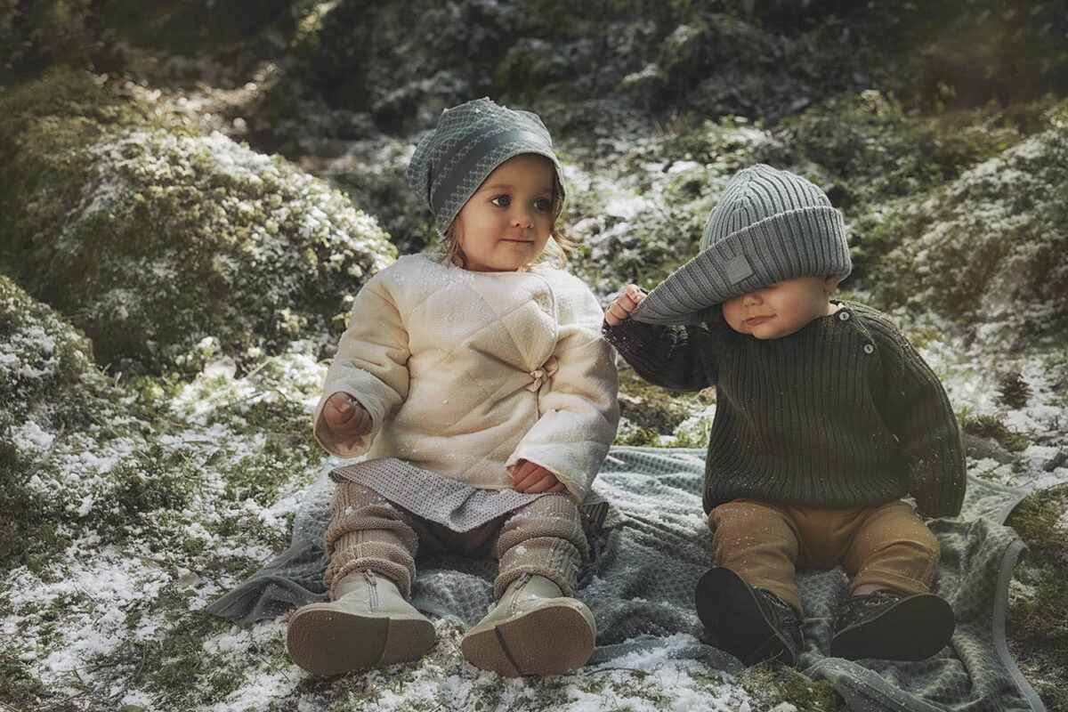 Elodie Details - Winter Beanie - Turquoise Nouveau 6-12 Months - Ubrania I Akcesoria &Gt; Ubrania &Gt; Ubrania Dla Dzieci I Niemowląt