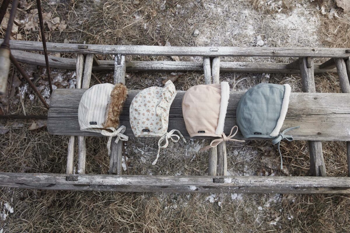 Elodie Details - Winter Bonnet - Autumn Rose - 0-3 Months - Ubrania I Akcesoria &Gt; Ubrania &Gt; Ubrania Dla Dzieci I Niemowląt &Gt; Ubrania Wierzchnie Dla Dzieci I Niemowląt
