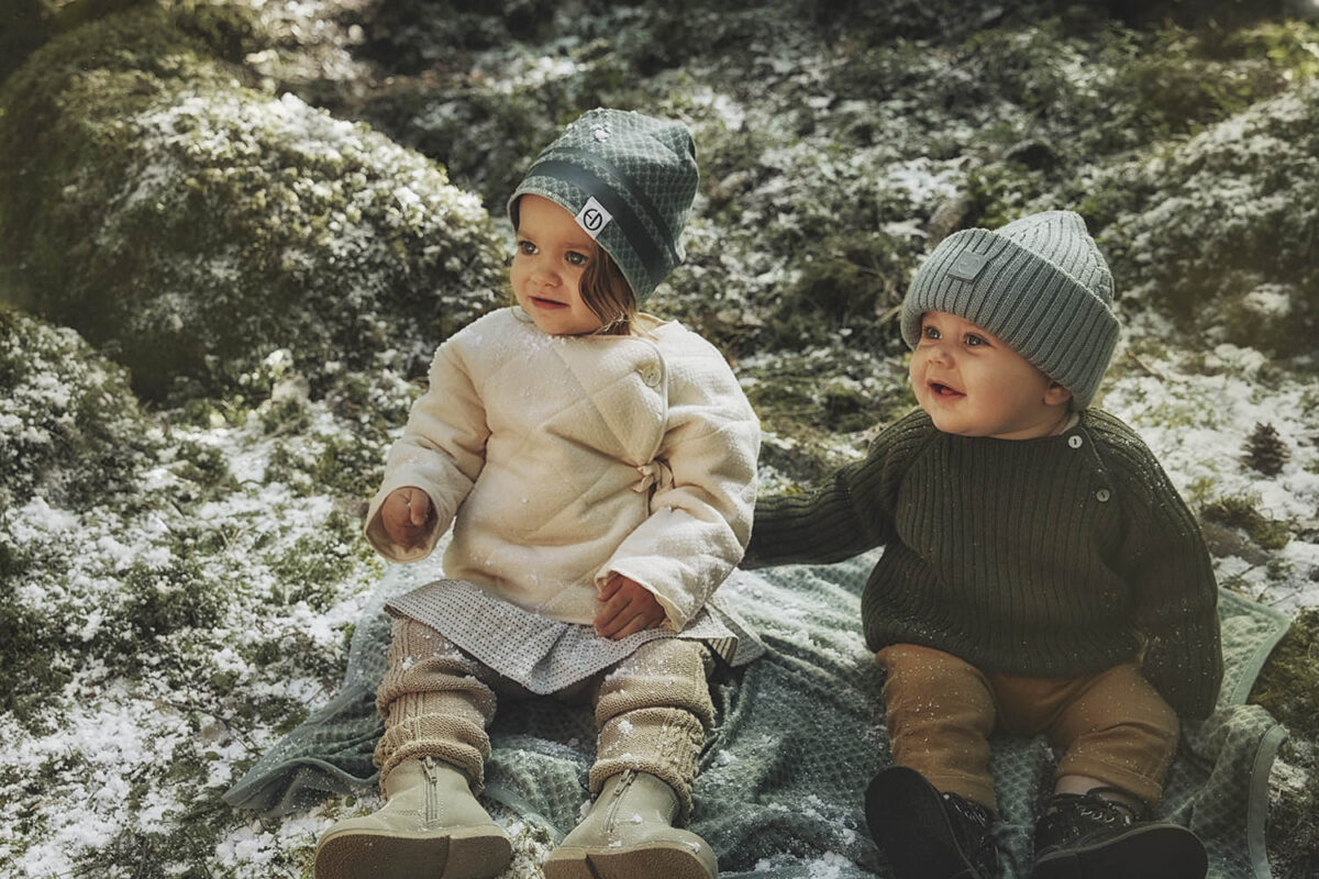 Elodie Details - Wool Beanies Deco Turquoise 0-6 Months - Ubrania I Akcesoria &Gt; Ubrania &Gt; Ubrania Dla Dzieci I Niemowląt