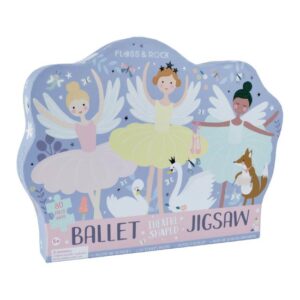 Puzzle dla dzieci Floss&Rock Baletnice Puzzle 80 Elementów 3+ 55x35cm