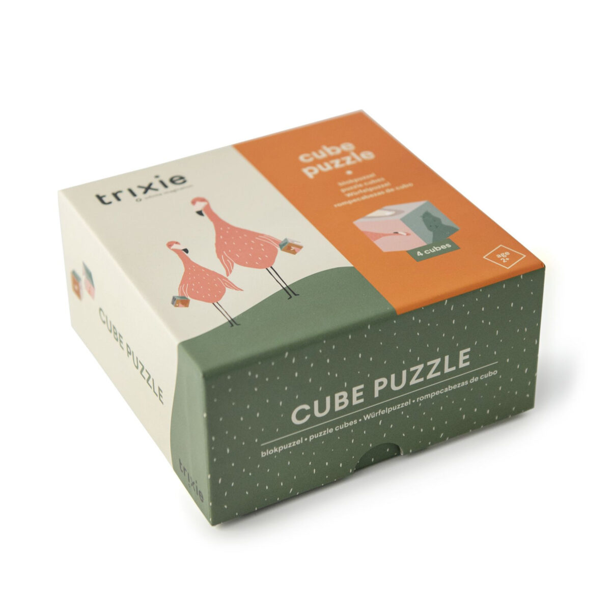 Puzzle Dla Dzieci Trixie Zwierzęta Puzzle Klocki 2 Lata+ 5Cm