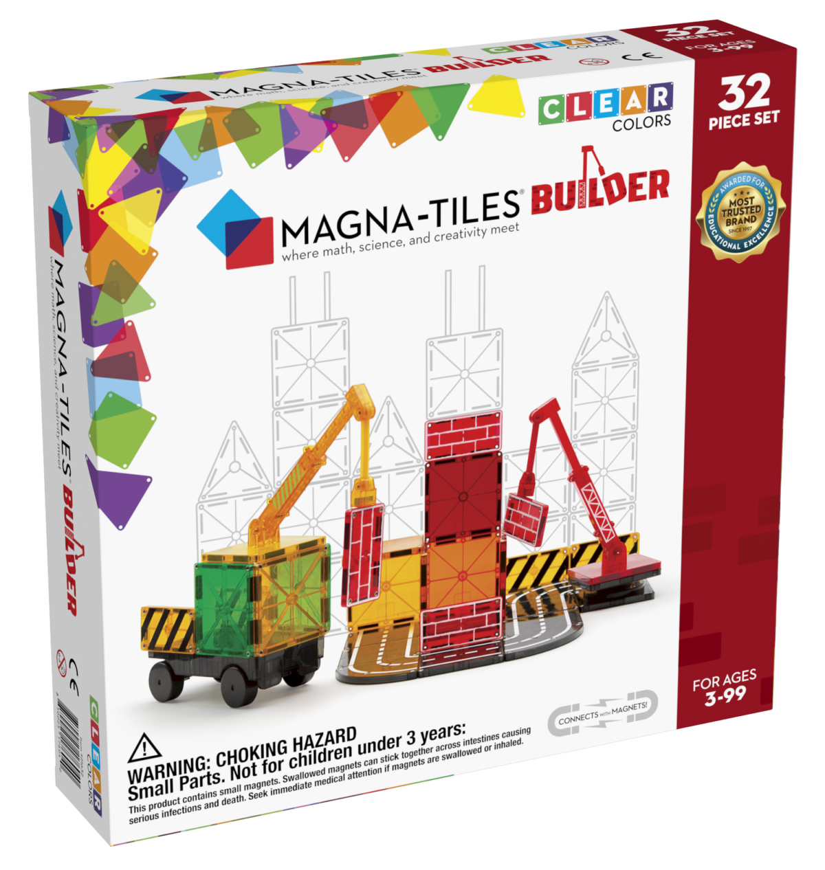 Magna-Tiles Klocki Magnetyczne Builder 32 El.