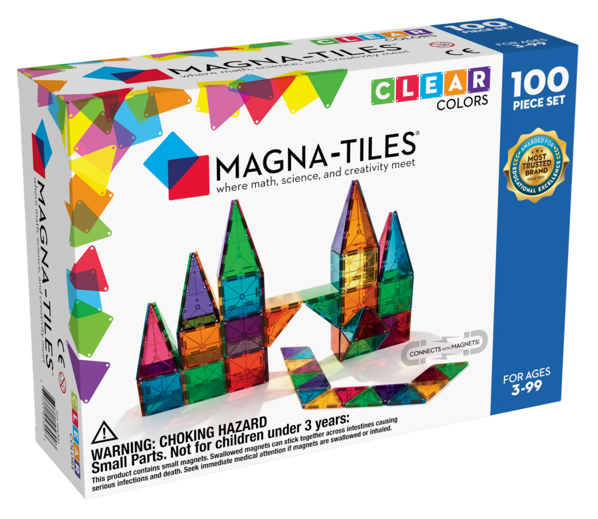Magna-Tiles, Klocki Magnetyczne Classic 100 El.