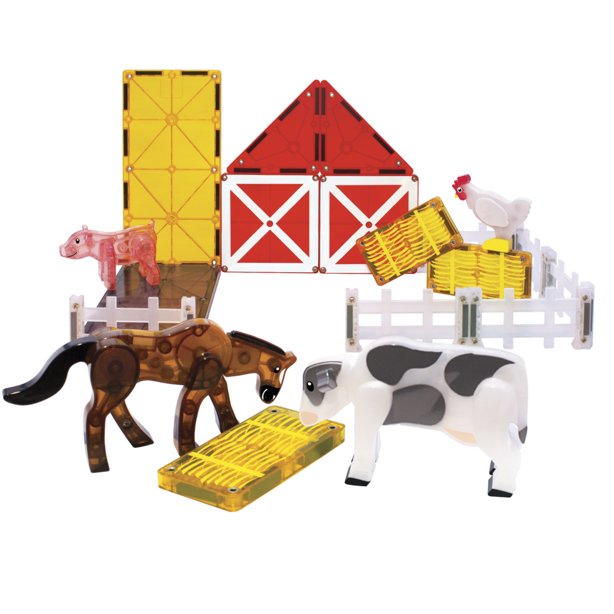 Magna-Tiles Klocki Magnetyczne Farm Animals 25 El.