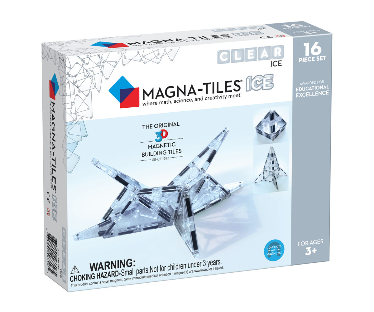 Magna-Tiles, Klocki Magnetyczne Ice 16 El.