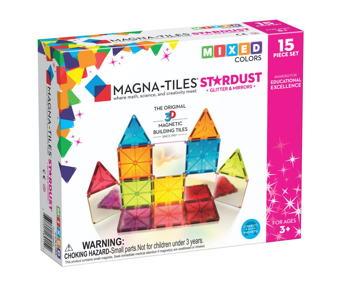 Magna-Tiles, Klocki Magnetyczne Stardust 15 El.