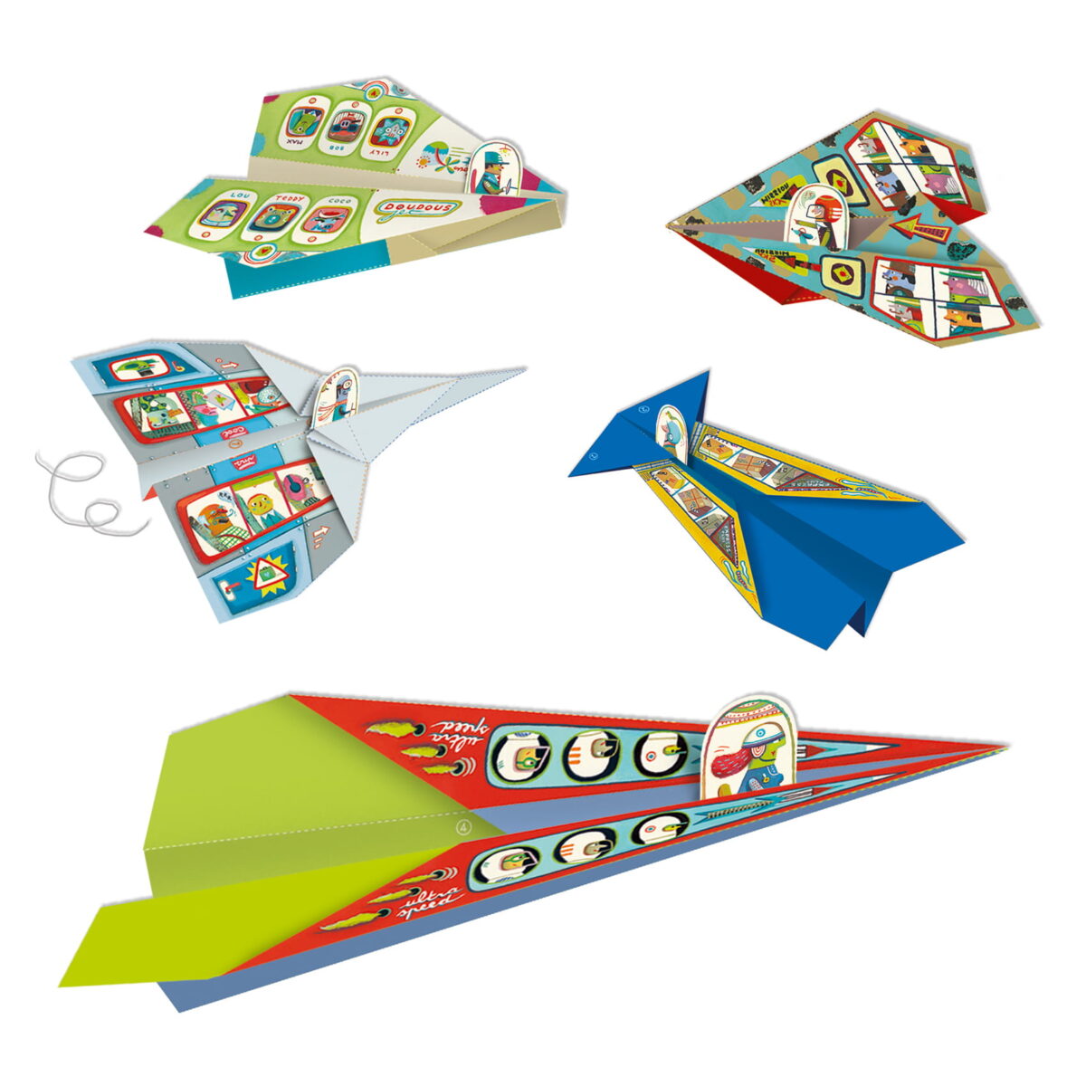 Djeco Origami Zestaw Samolot