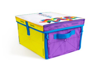MAGNA-TILES Skrzynia na klocki/Mata interaktywna 2 w 1