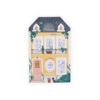 Moulin Roty Kolorowanka z naklejkami Les Parisiennes 642576