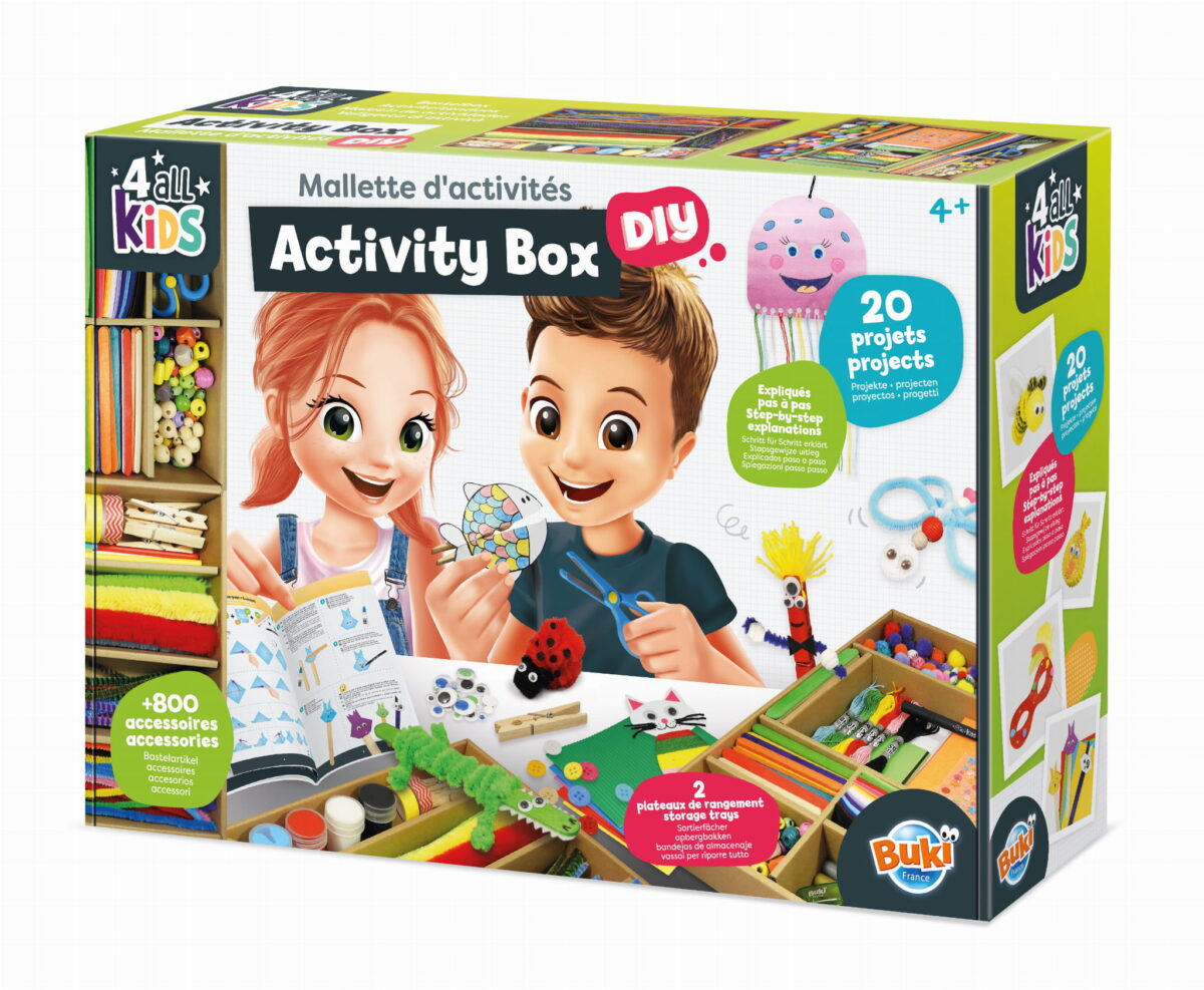 Buki Kreatywne Pudełko - 20 Aktywności 4+