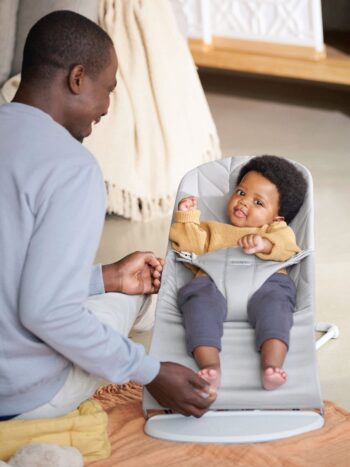 Leżaczek dla niemowląt BABYBJORN - leżaczek BLISS Woven