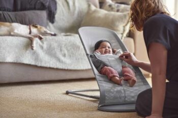 Leżaczek dla niemowląt BABYBJORN - leżaczek BLISS MESH - Szary