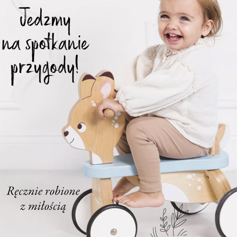 Le Toy Van-Jeździk drewniany jelonek Le Toy Van-Przedszkola