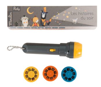 Moulin Roty > Projektory Latarka- projektor Les Moustaches 666360