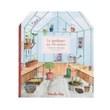 Moulin Roty > Artykuły papiernicze Kolorowanka z naklejkami OGRÓD 712604