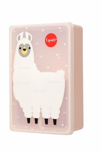 3 Sprouts Lunchbox Premium Silikon Lama Pink ISBLLM 812895001976