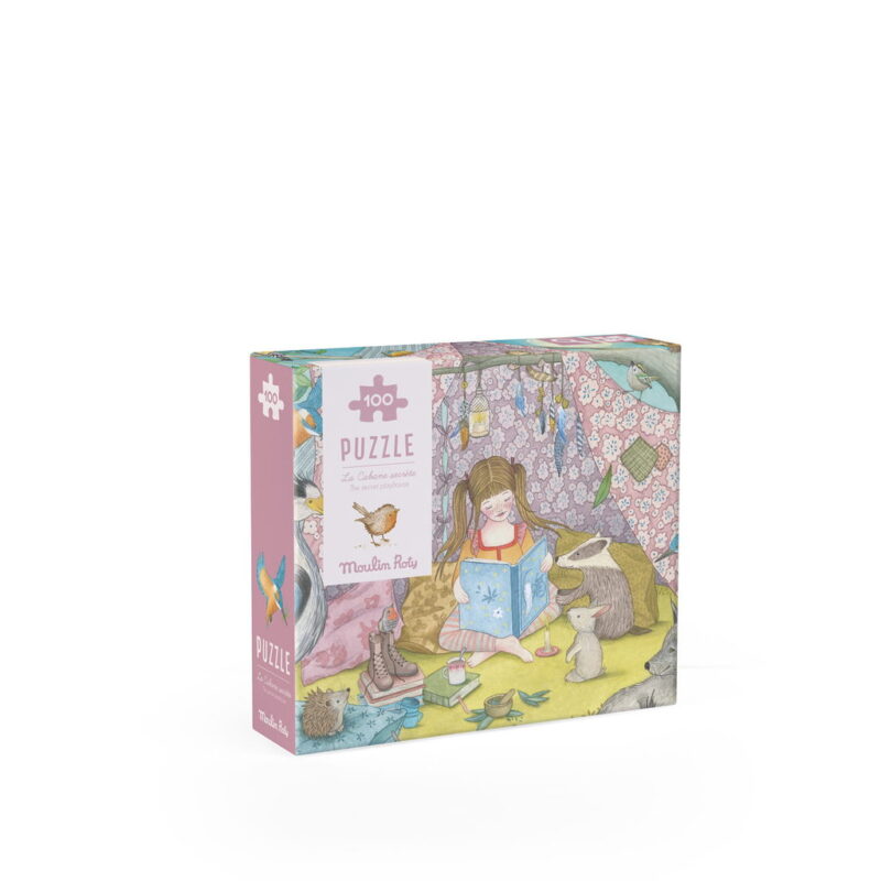 Moulin Roty > Gry i puzzle Puzzle 100 elementów DOMEK NA DRZEWIE 710440