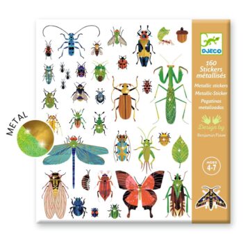 Djeco > Artykuły papiernicze Metaliczne naklejki MIKROKOSMOS DJ09282